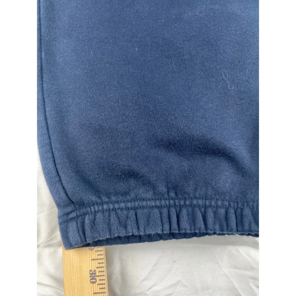 LL Bean Mens XXL Regular Navy Blue Fleece Sweatpants Joggers 512250